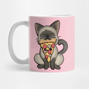 Stray Kitties Pizza Cat Mug